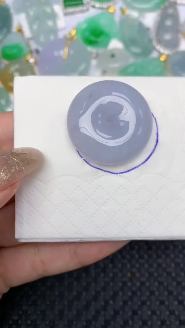 颈饰未镶嵌翡翠天然缅甸翡翠a货百元以上9元证书费自理