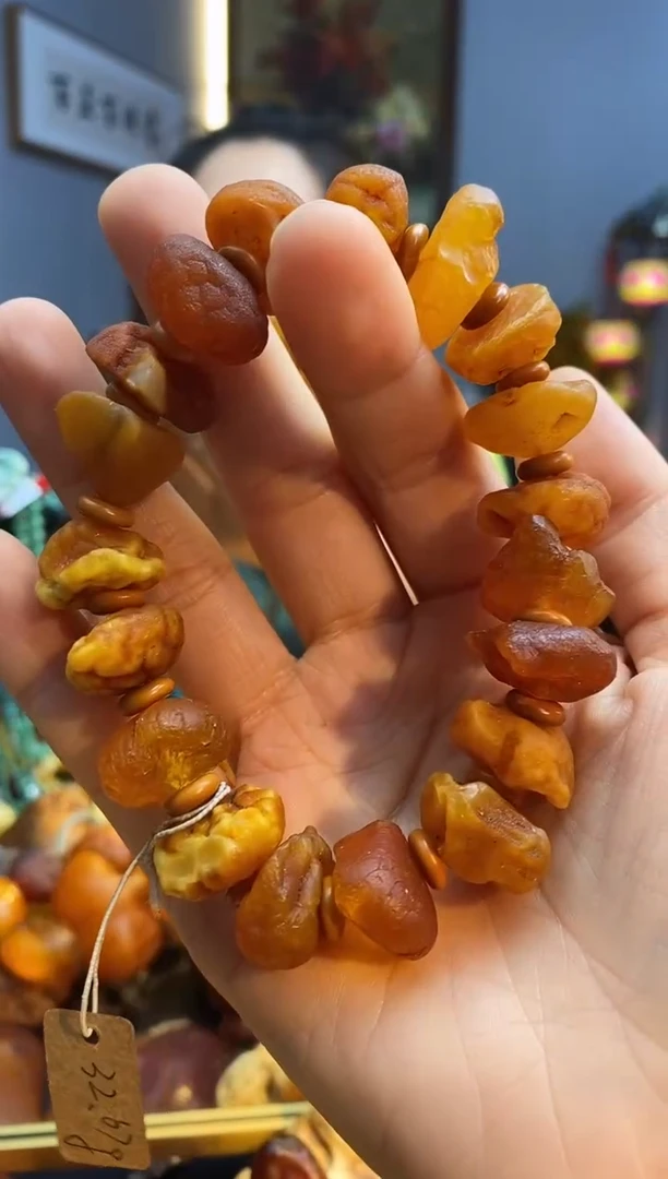 未镶嵌琥珀手串手串