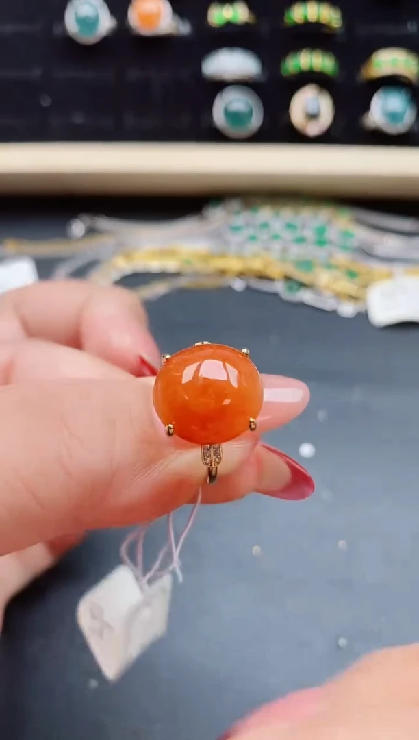 【闪购商品】翡翠戒指银S925镶嵌50805508