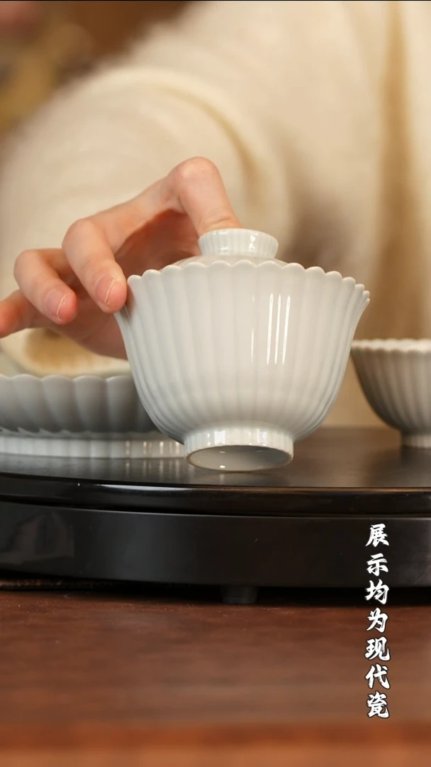 【栗子严选】@@古窑 菊瓣杯 壶承