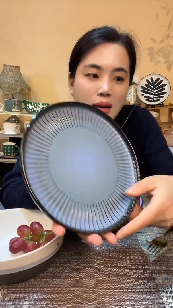 瓷片8英寸盘 介意勿拍