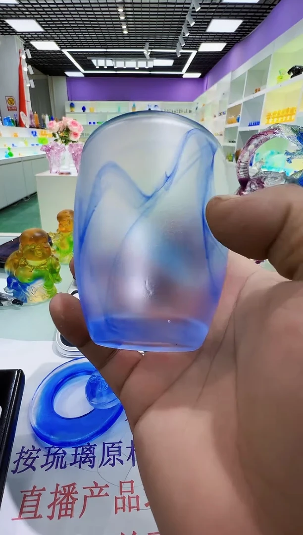 手工艺品琉璃古法琉璃公道杯摆件