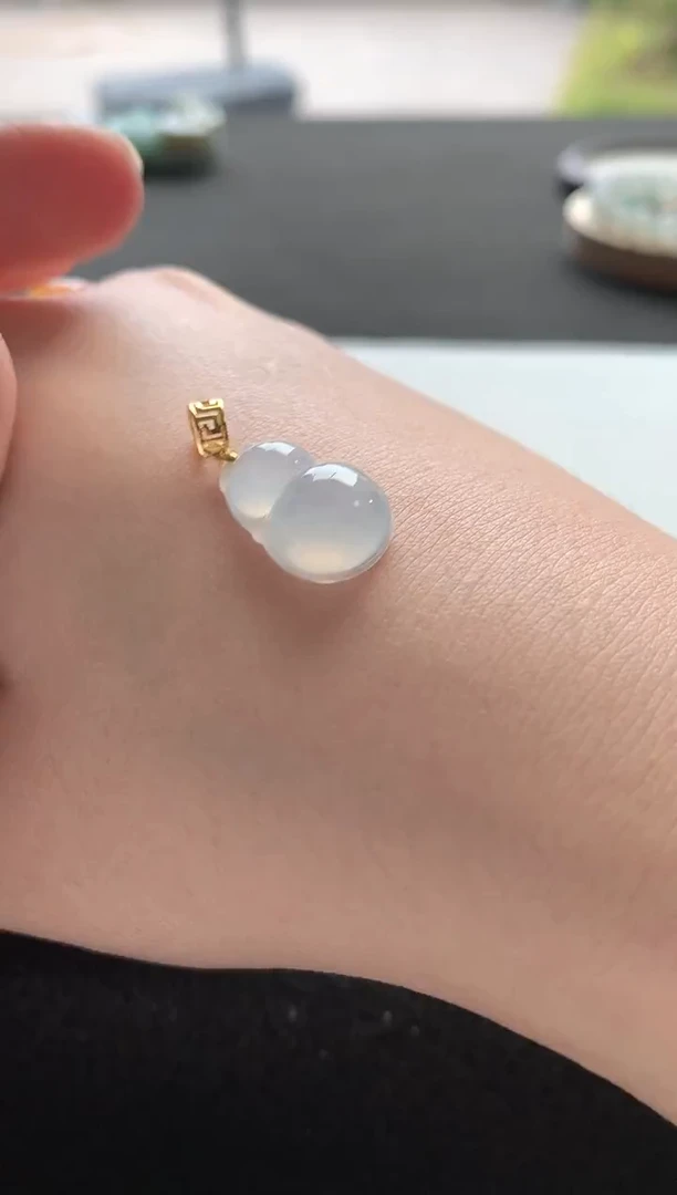 未镶嵌挂件翡翠葫芦F784