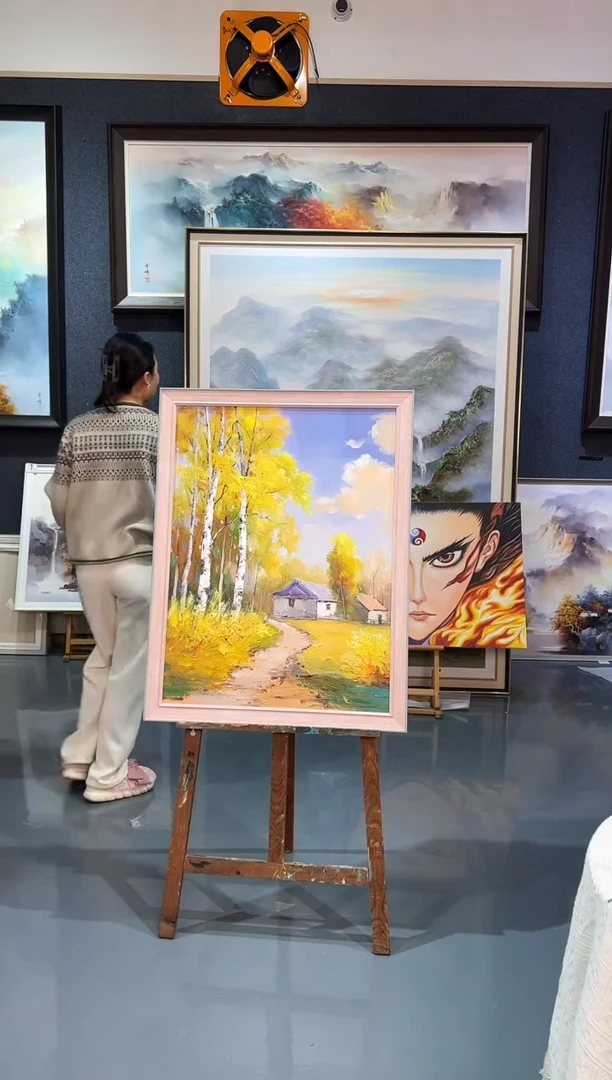【闪购商品】油画40号 60*80 风景-手绘油画