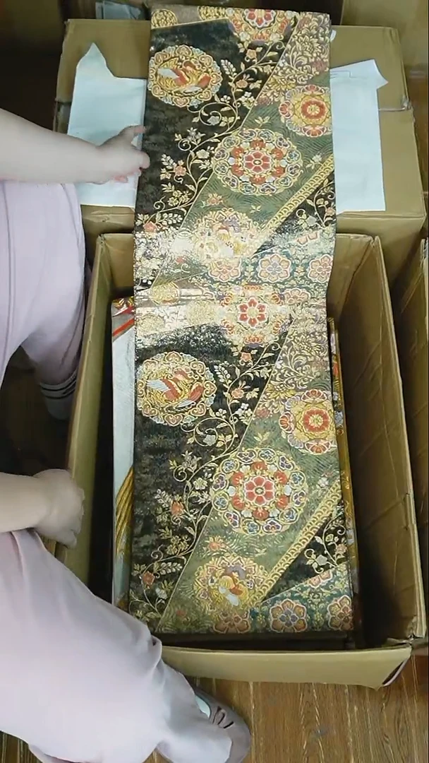 织绣183 六通唐草宝象花