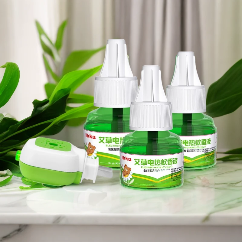 【1器6液】艾草家用电热蚊香液电加热驱蚊液无味温和驱蚊防蚊补充液