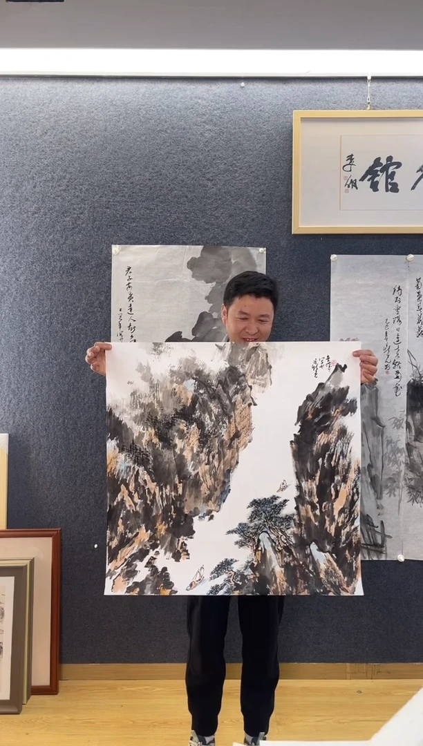 国画李鼎Y四尺斗方