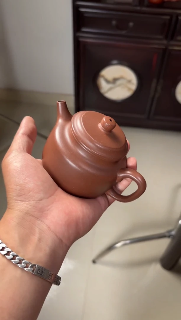 茶壶紫砂原矿紫泥德钟170毫升