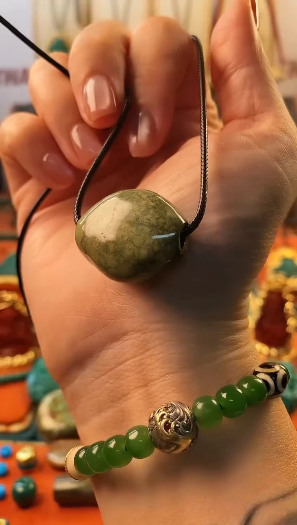 未镶嵌绿松石.网花单颗 26*22*12mm