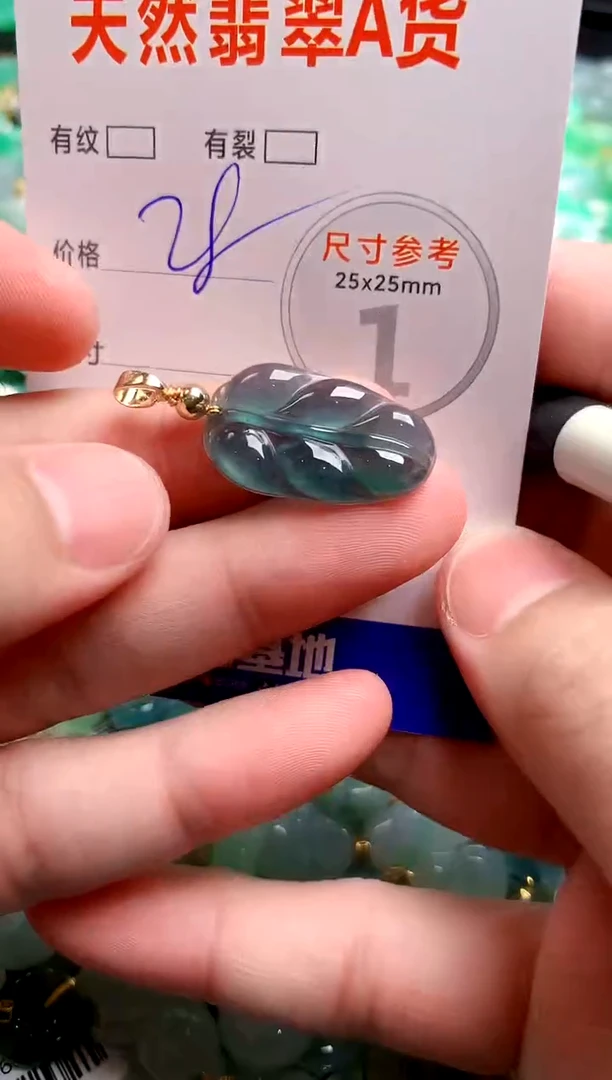 翡翠未镶嵌颈饰23000270