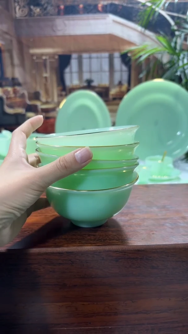 【闪购商品】... 4.5英寸玉瓷碗6个口径11.5厘米