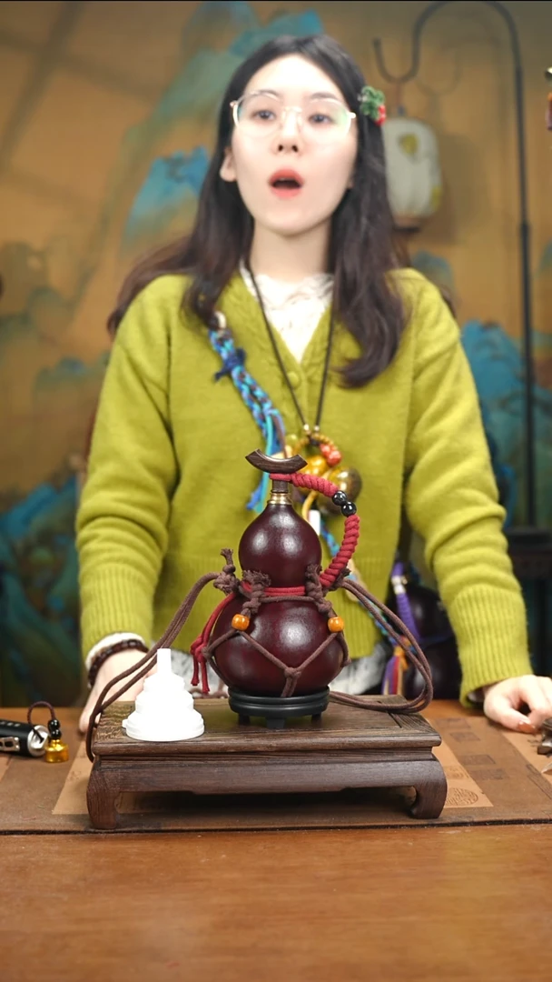 XJ063网兜款大漆酒葫芦（现货现发）