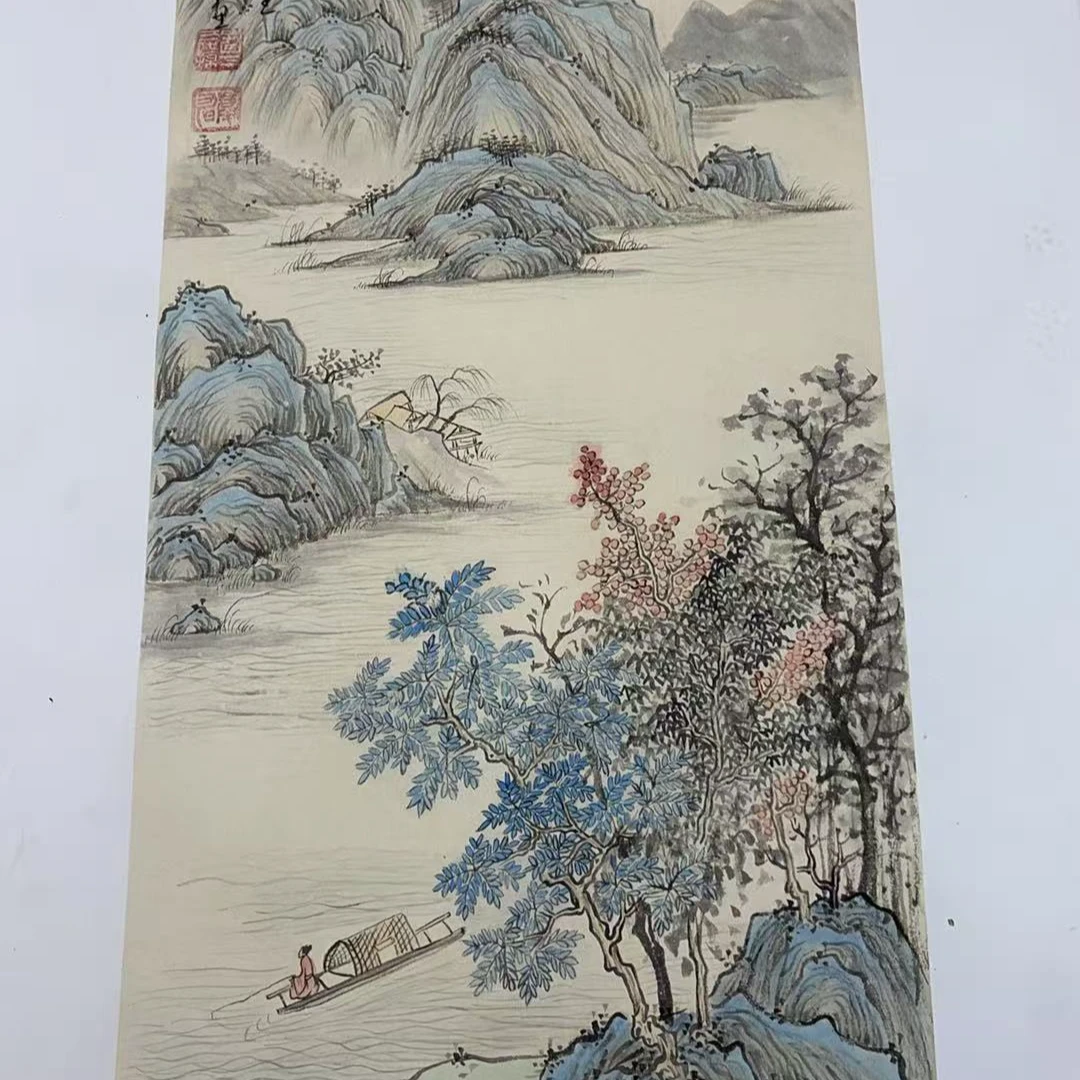 17 橱窗展示/山艺文化/ 孔庆旭老师/宣纸国画/带证书（展示）