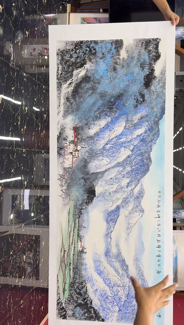 国画国画绘画山水花鸟