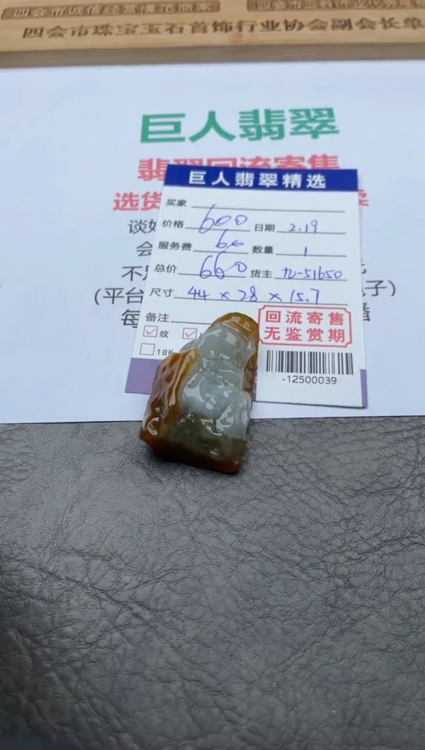 【闪购商品】翡翠颈饰未镶嵌多人-12500039