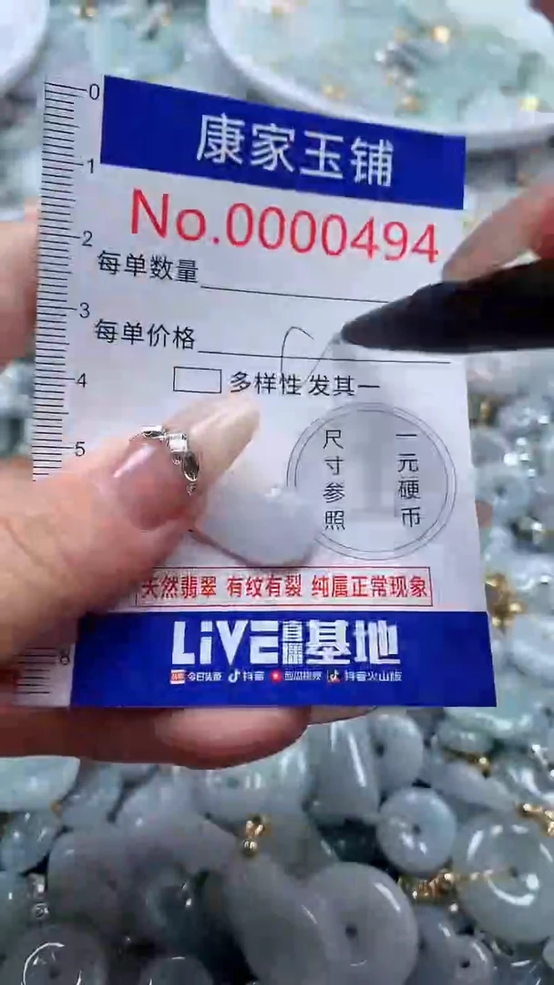 翡翠未镶嵌吊坠(不含链)494