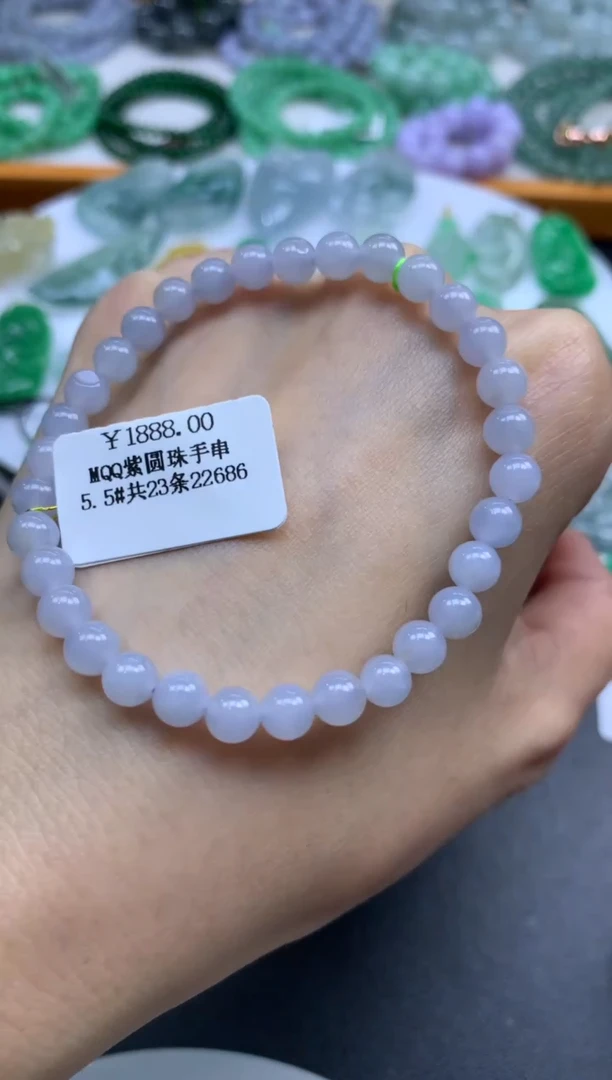 未镶嵌手串翡翠翡翠