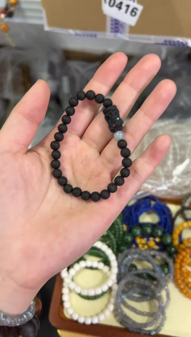 【闪购商品】降真香手串未镶嵌黑油降真香扎基手串[0465]