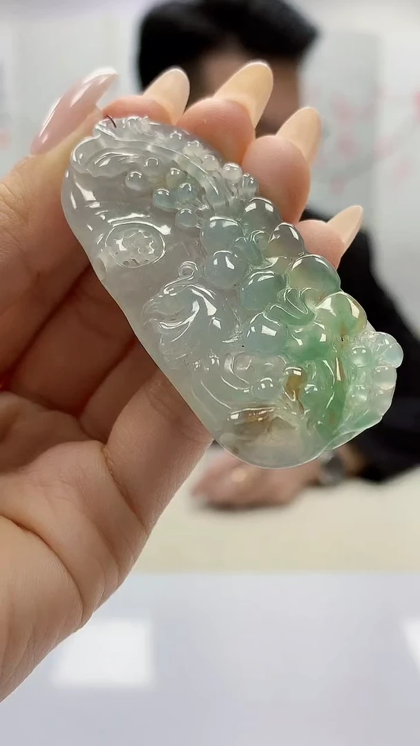 未镶嵌定制翡翠5123ty-毛货挂件90