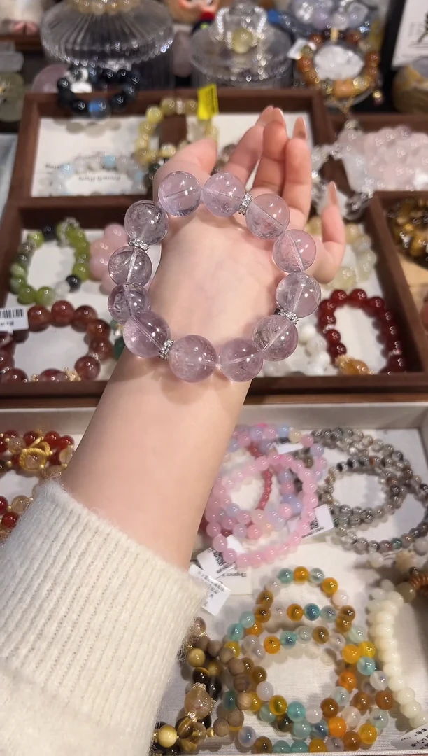 合金手链水晶紫水晶手链