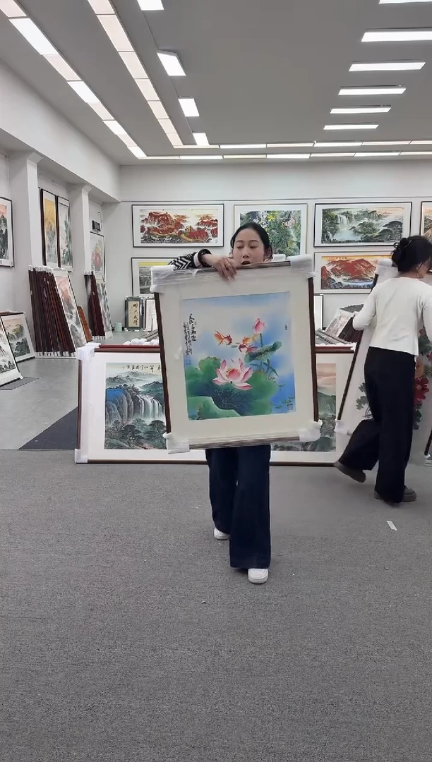 国画手绘   金玉满堂  60*80