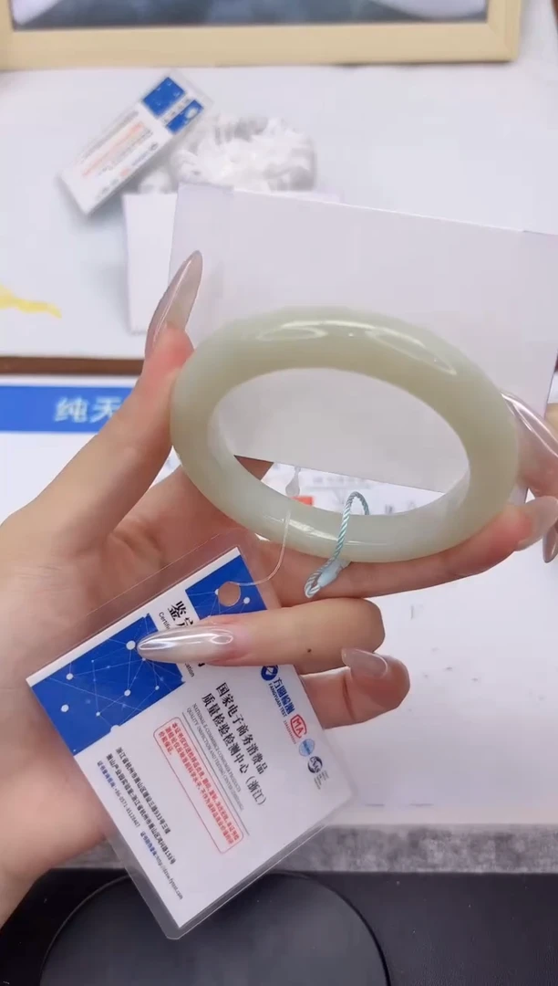 未镶嵌手镯和田玉L130-56.1qq