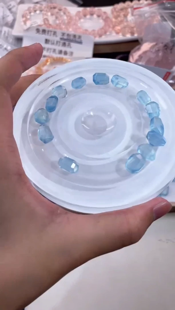 【K11】海蓝宝随形未镶嵌水晶多样性随1颗