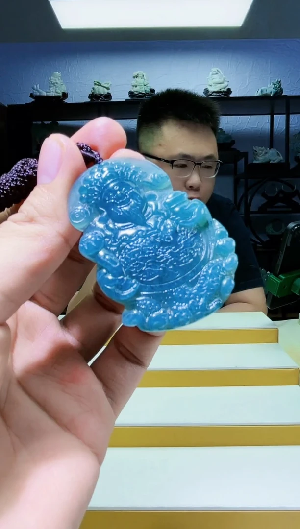 翡翠未镶嵌颈饰05100009多样性发其一