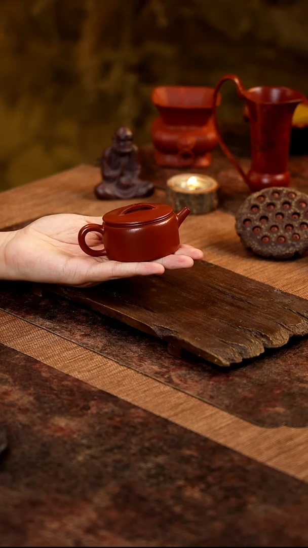 茶壶紫砂大生大红袍汉瓦