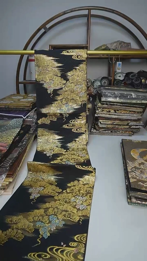 织绣50西阵织六通松树
