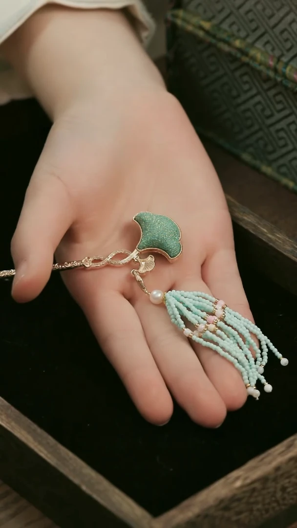 刺绣湘传礼缂丝发簪