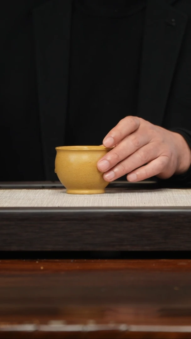 【闪购商品】紫砂茶壶黄金段小缸杯