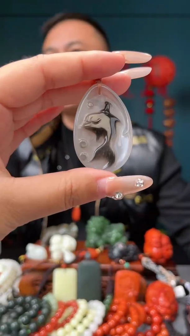 【闪购商品】玛瑙/玉髓颈饰未镶嵌吊坠