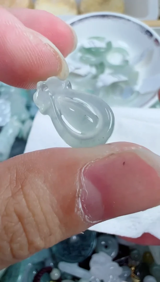 散珠翡翠757号链接，A货翡翠