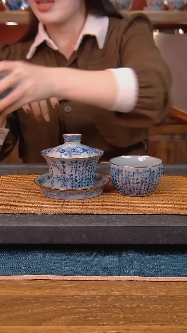 简装家用款2件套 老陶泥开片纹陶瓷茶具