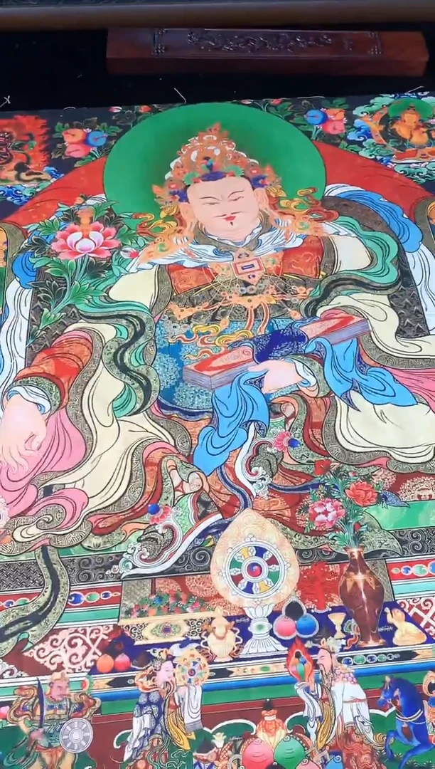 卷轴画024增长天王