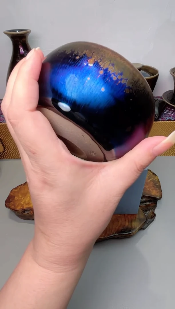 茶盏春申阁福利1只无足钵