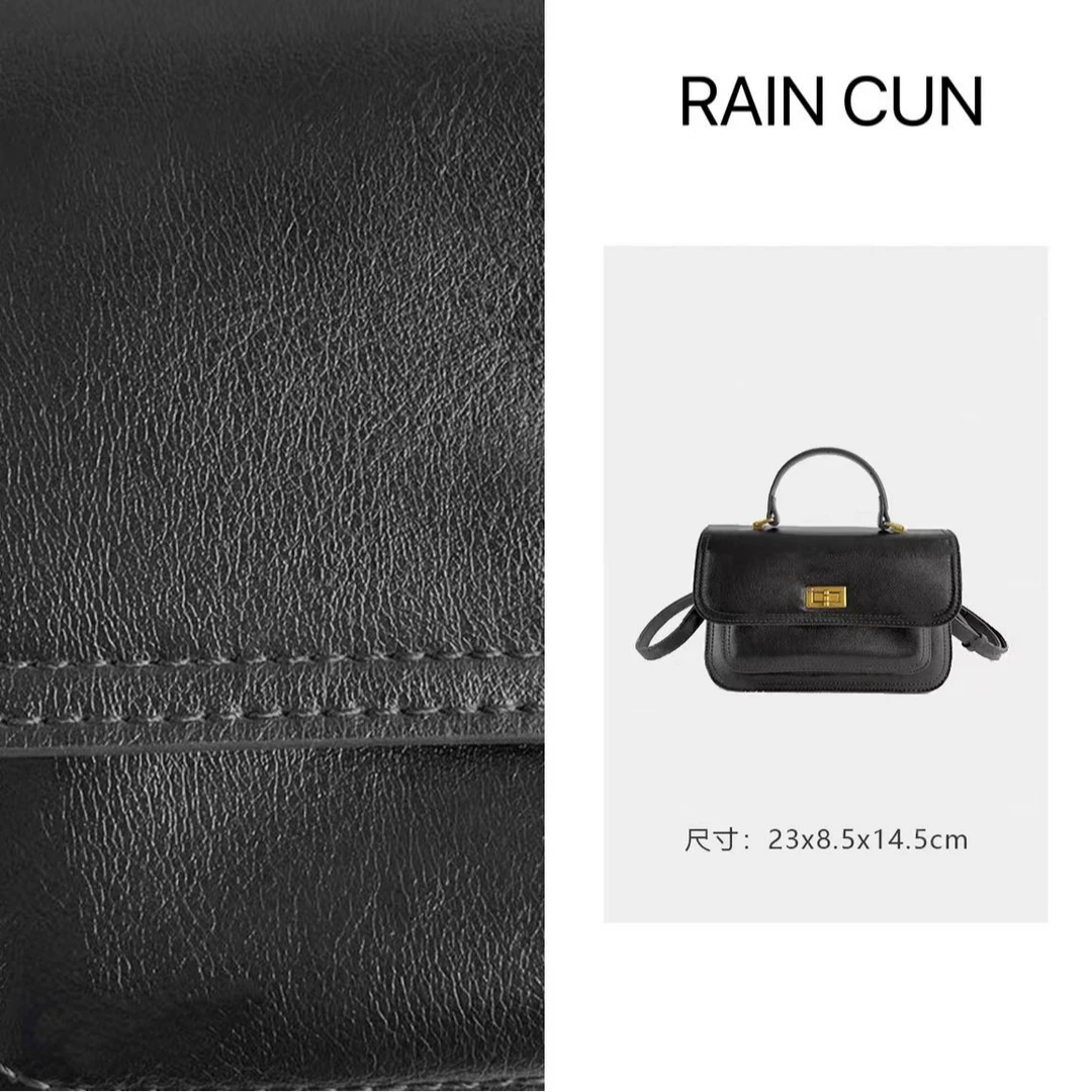 【YI CHEN】QYX-9699-黑色-高定轻奢时尚百搭潮流女神包包