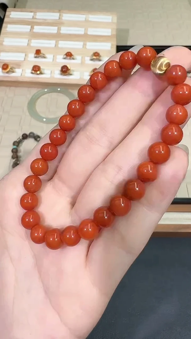 【闪购商品】南红玛瑙手串未镶嵌X0212-223-28