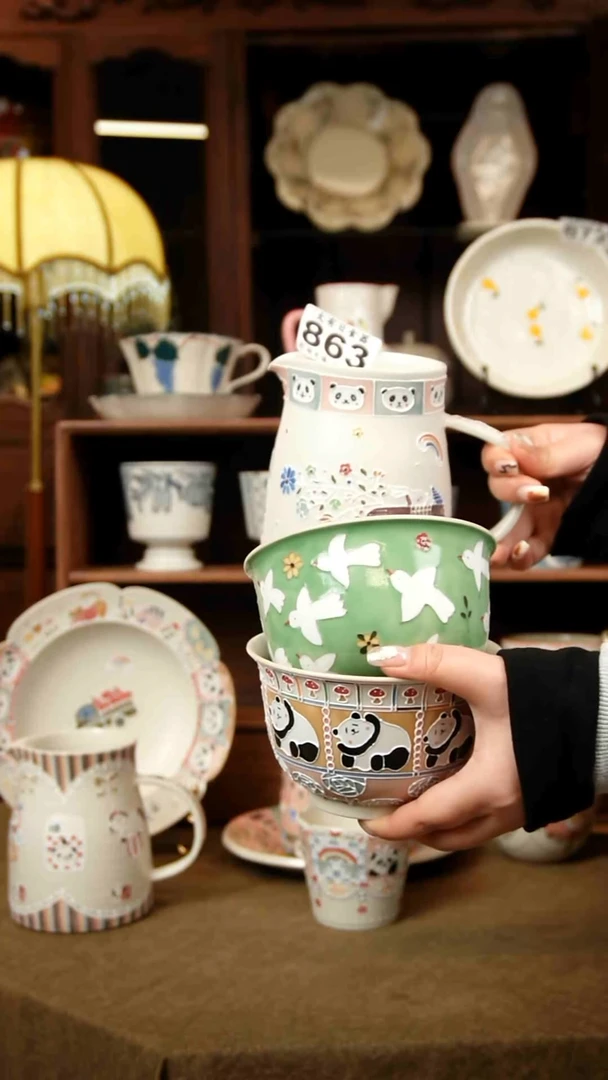 【闪购商品】其他上禾纯手工陶瓷碗×2加壶863号