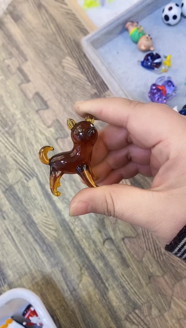 【闪购商品】琉璃手工艺品小狗