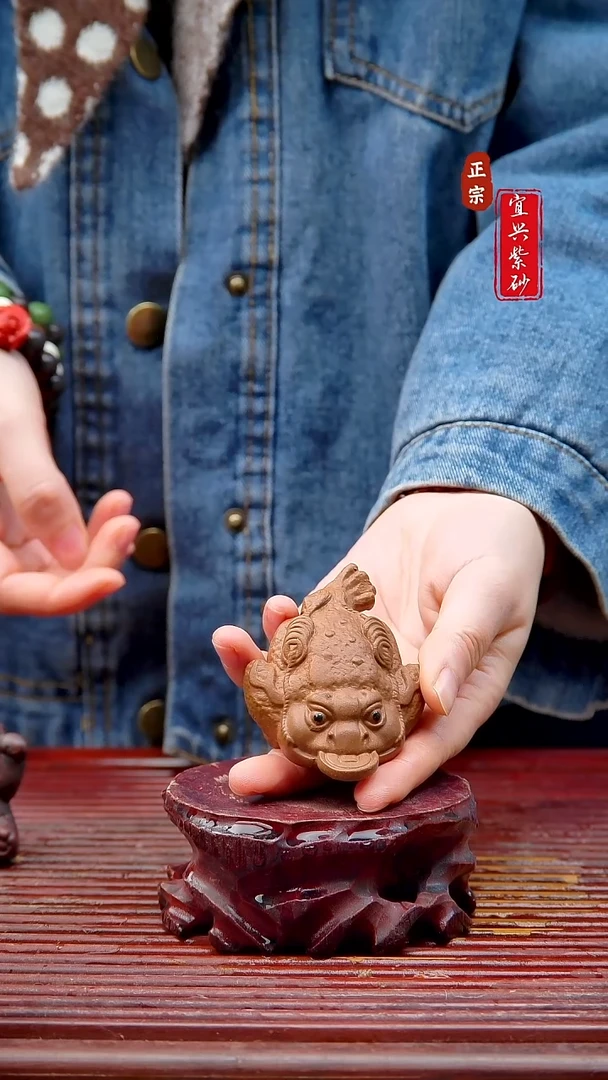 紫砂茶宠宜兴子紫砂摆件