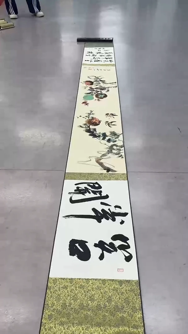 国画10.20-严选-福利（带收藏证书）-韦加斯-三米长卷-C08