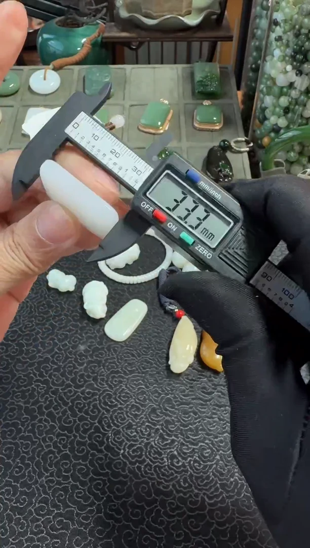 【闪购商品】和田玉颈饰未镶嵌新疆白玉无事牌LX09*4008-2*