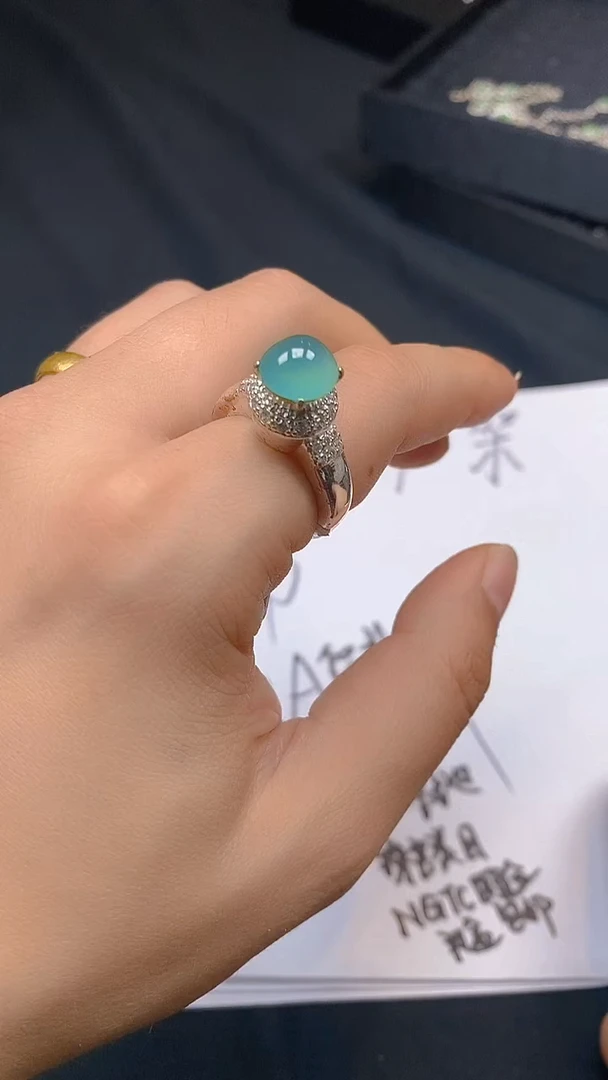 【闪购商品】翡翠戒指未镶嵌天然A货玉石随机多样性发货