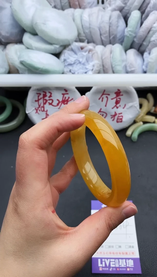 未镶嵌手镯石英质玉瑕疵352+58/59