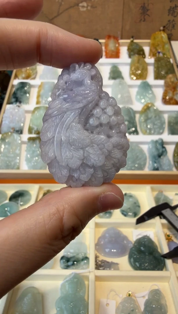 翡翠挂件未镶嵌A货翡翠多样性孤品