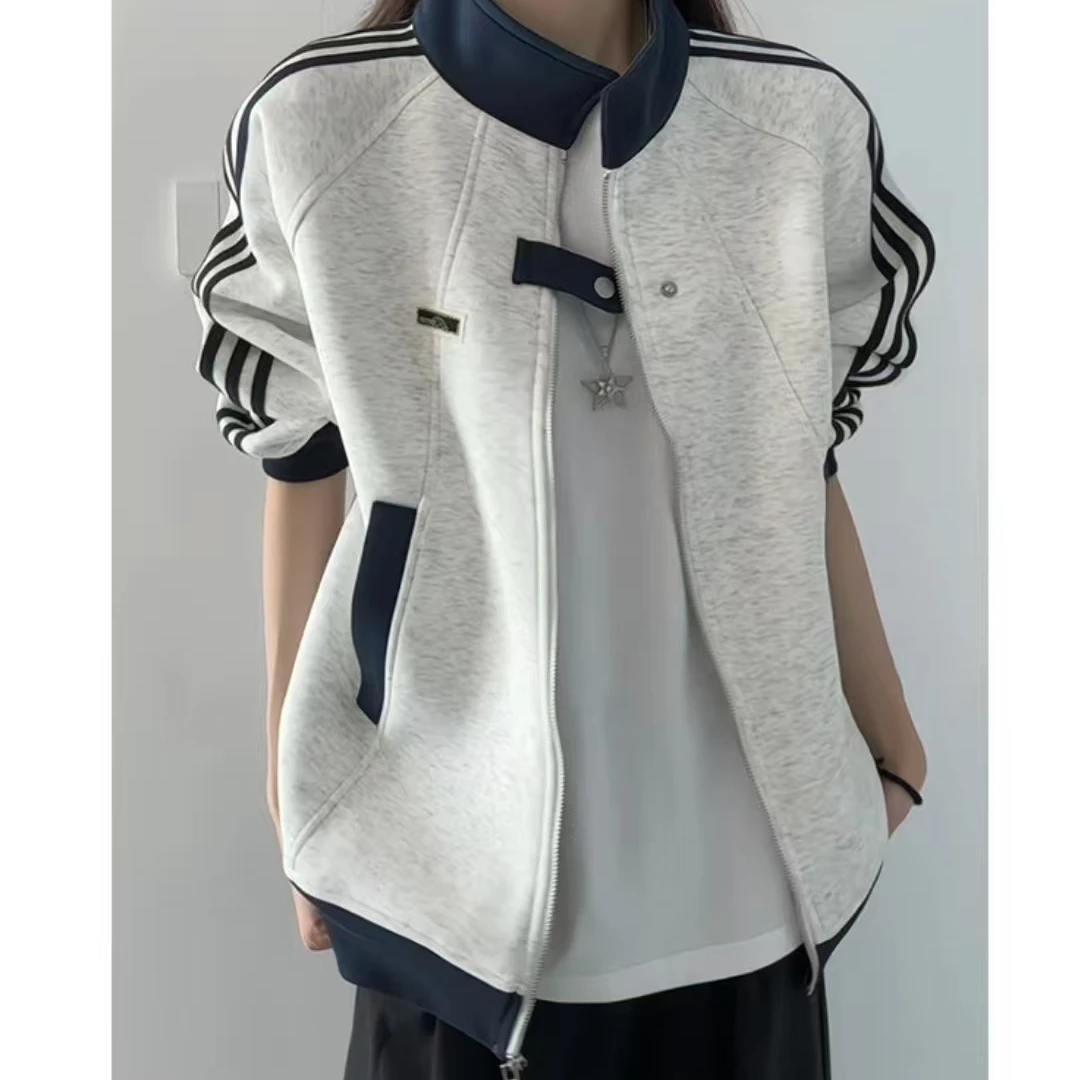 【活动款】加绒-重磅美式情侣卫衣女潮流加绒休闲上衣秋冬