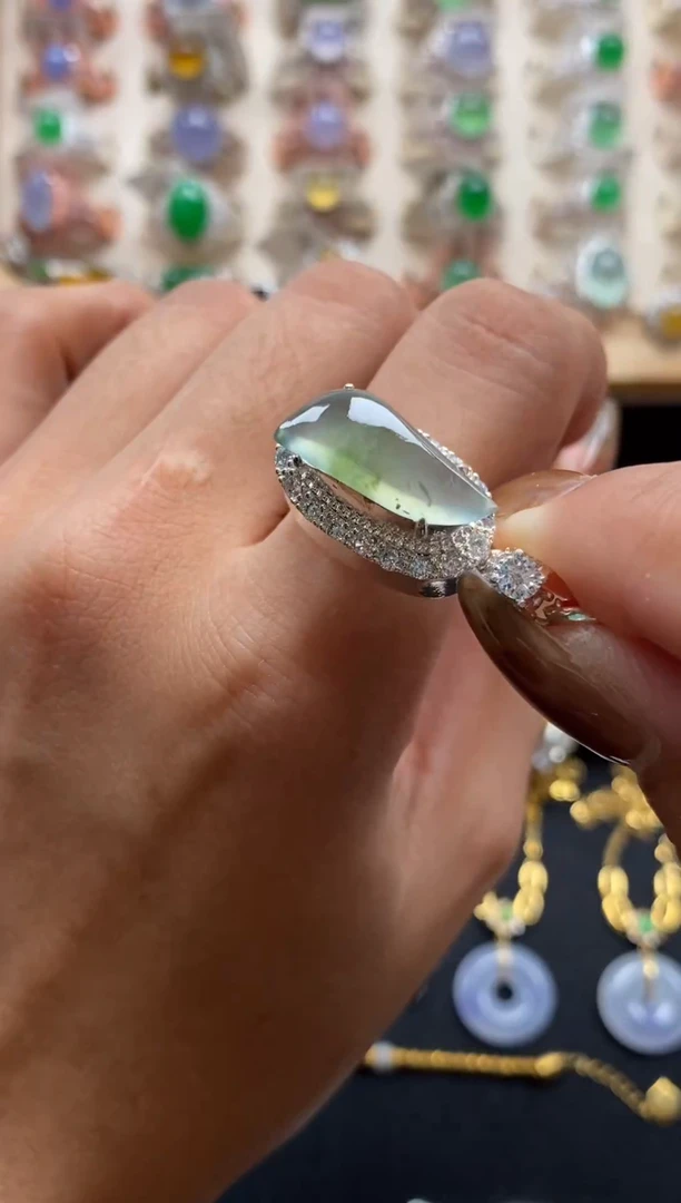 未镶嵌戒指翡翠缅甸天然a货翡翠