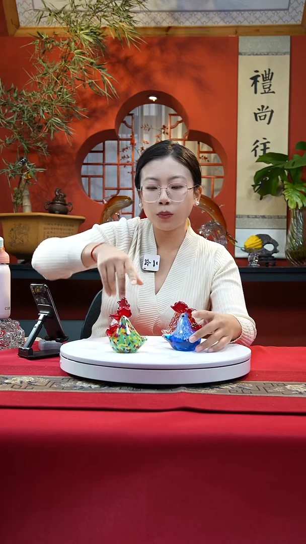 手工艺品琉璃小鸡4只